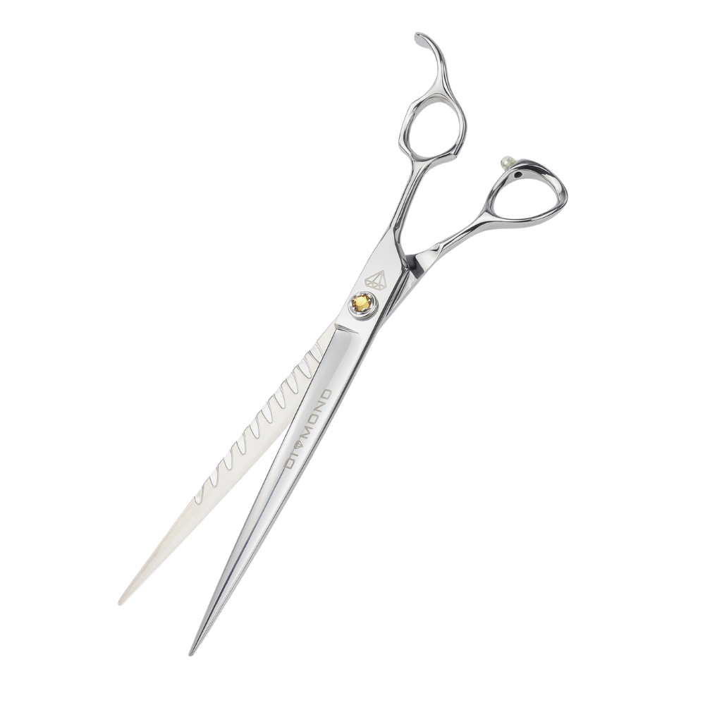 Diamond Scissors Ravne Škare 8" VG10 – Profesionalne Grooming Škare - Slika 4