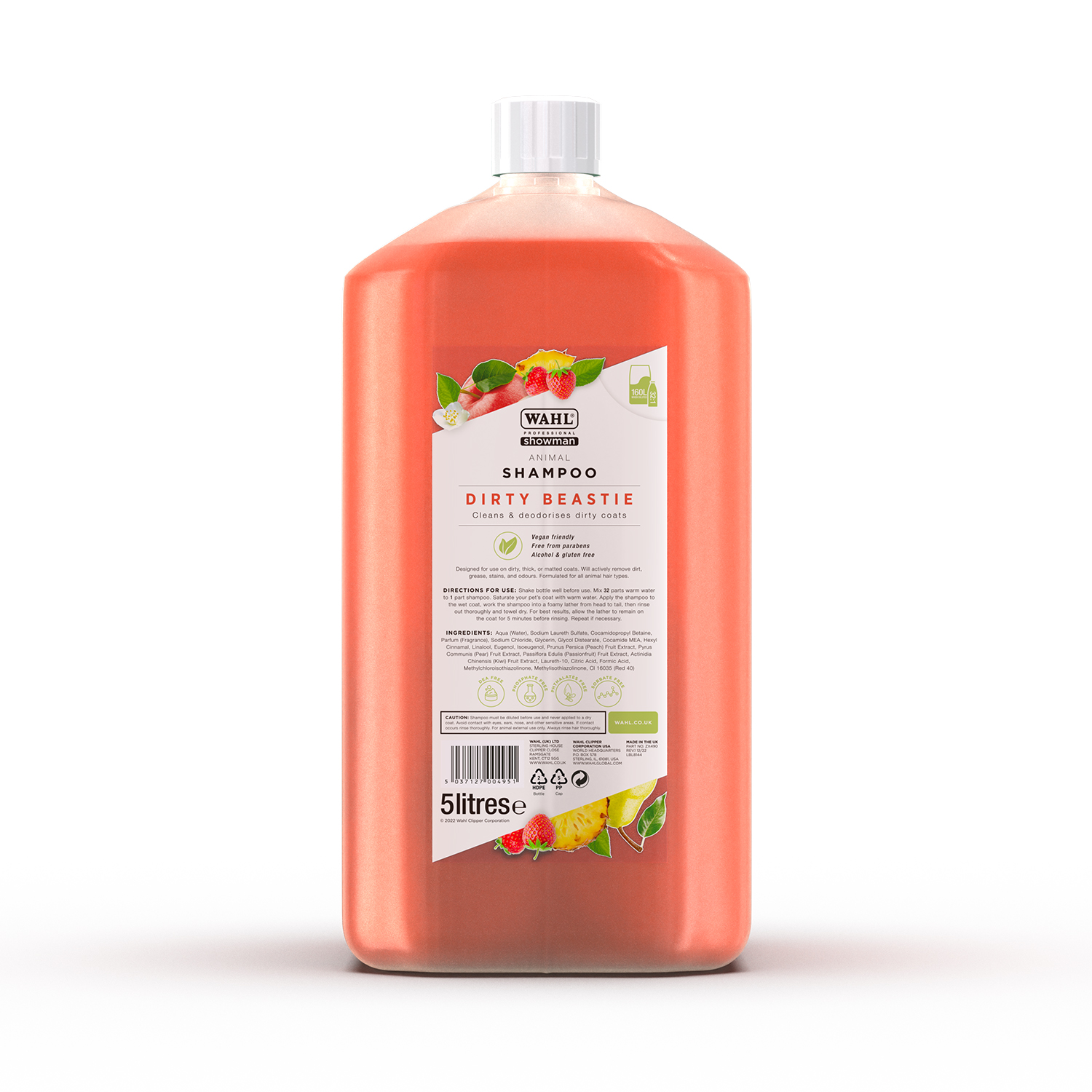 Wahl Dirty Beastie dubinski šampon za pse 5 L
